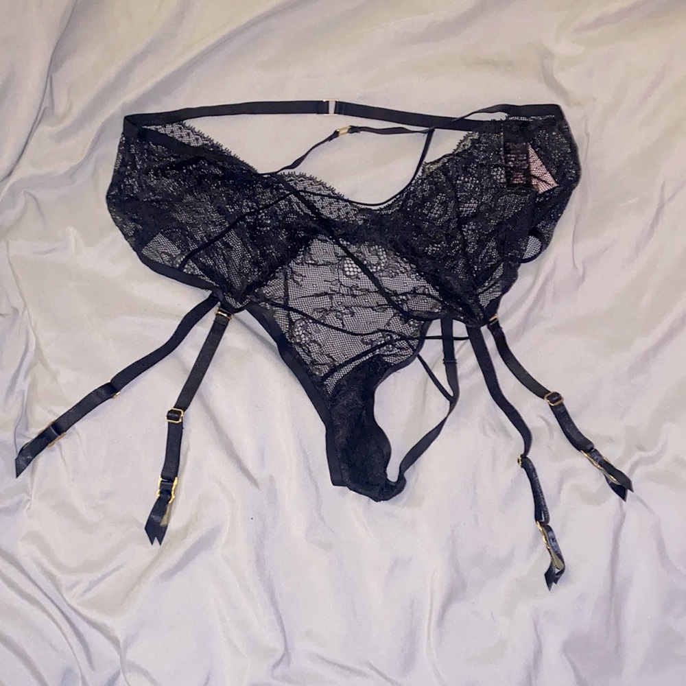 Peekaboo Panty with built in Garter Belt from Victoria’s Secret